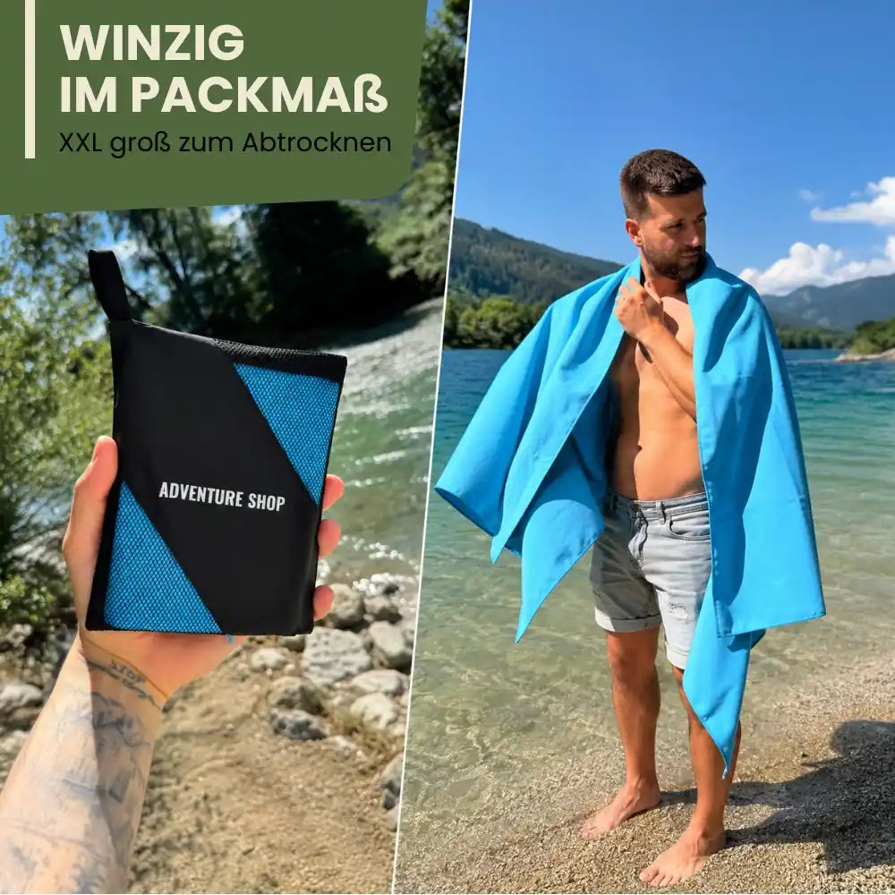 Ultralight microfiber travel towel – quick-drying & compact