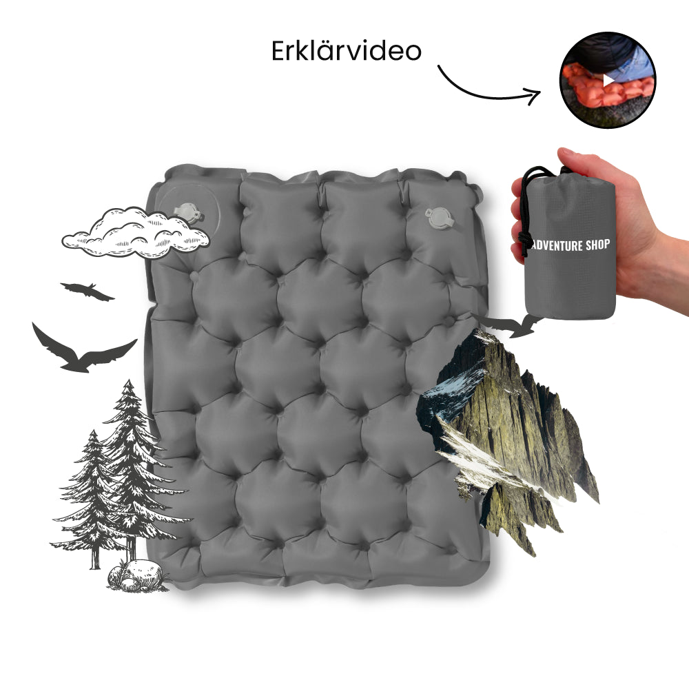Ultralight & compact seat cushion - perfect for on the go