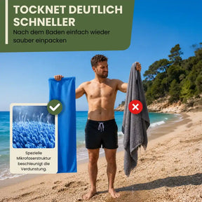 Ultralight microfiber travel towel – quick-drying &amp; compact
