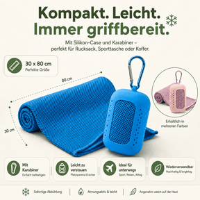 CoolTowel Pro – Kühlendes Handtuch für Sport, Reise & Sommerhitze