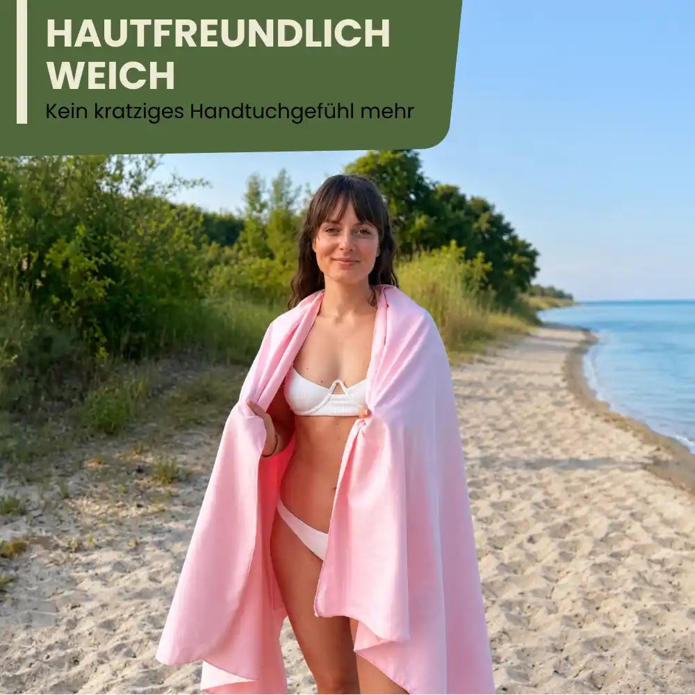 Ultralight microfiber travel towel – quick-drying &amp; compact