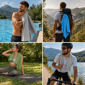 TravelTowel Pro – trocknet schnell, saugt stark, passt in jede Tasche