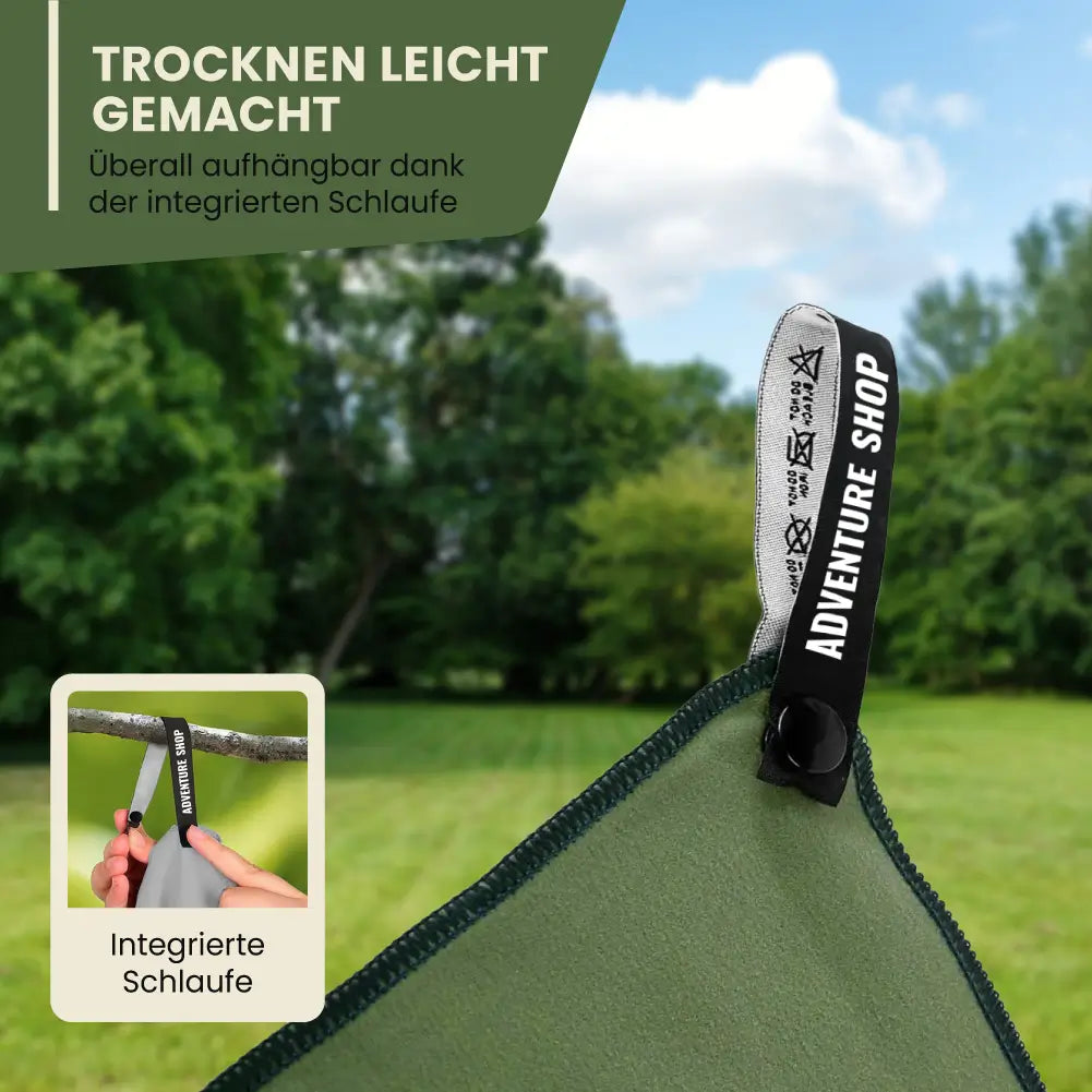 TravelTowel Pro – trocknet schnell, saugt stark, passt in jede Tasche