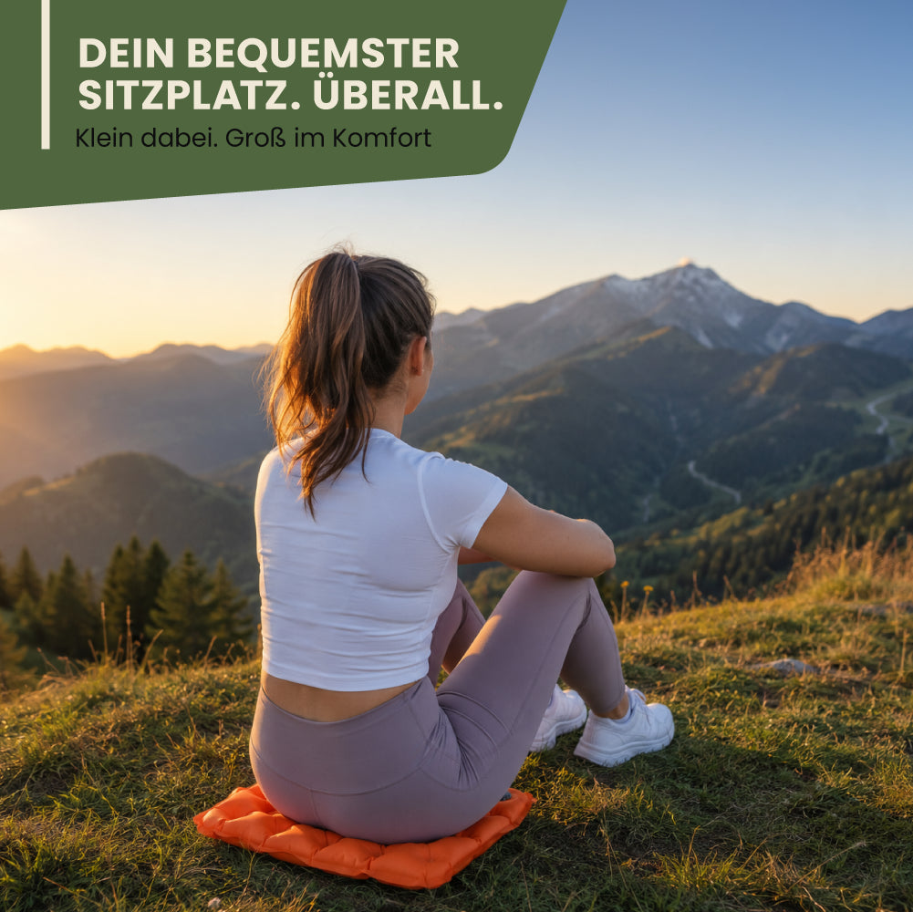 Ultraleichtes & kompaktes Sitzkissen - jederzeit komfortabel sitzen