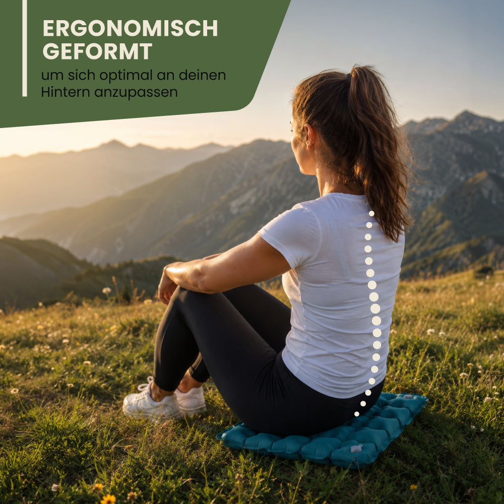 Ultraleichtes & kompaktes Sitzkissen - jederzeit komfortabel sitzen